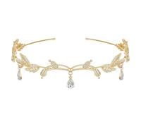 Pezzo Di Cintura A Goccia A Foglia, Elee Fascia, Accessori Per Giochi, Accessori Per Acconciatura, Accessori Per Capelli Da Donna (Oro)