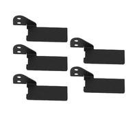 Pezzo di raschiamento in metallo per filamento stampante 3D 5 pezzi di ricambio per accessori per raschietto deflettore serie A1 in metallo nero 9,2 x 9,7 x 23,4 mm