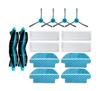 Pezzo di ricambio del filtro Hepa della spazzola laterale principale dell'aspirapolvere, compatibile for Conga 3290 3390 3490 3590 3690 3790 3890 Ultra Titanium Vital(18PCS)