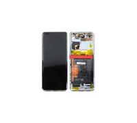 Pezzo di ricambio originale schermo LCD e vetro touch cyan assemblati su chassis e batteria per Honor Magic 4 Pro 0235ACGL 0235AGXC