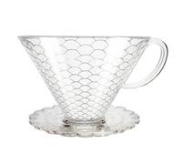 pezzo Filtro per caffÃ¨ a goccia, tazza conica trasparente per caffÃ¨ preparato a mano