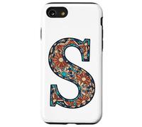 Pezzo indossabile ispirato al mosaico artistico lettera S artigianale Custodia per iPhone SE (2020) / 7/8