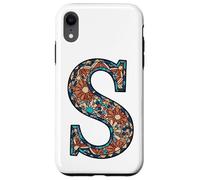 Pezzo indossabile ispirato al mosaico artistico lettera S artigianale Custodia per iPhone XR