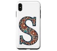 Pezzo indossabile ispirato al mosaico artistico lettera S artigianale Custodia per iPhone XS Max