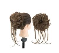 Pezzo per capelli chignon Chignon for capelli disordinati Updo Scrunchies lunghi Avvolgi l'estensione della coda di cavallo Posticci ondulati Fascia for chignon Pezzi di capelli per le donne(Sunny Blo