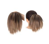 Pezzo per capelli chignon Chignon sintetico for capelli, chignon disordinato, for donne, extension for capelli lisci, coda di cavallo, elastici con elastico Pezzi di capelli per le donne(18T10)
