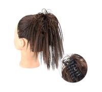 Pezzo per capelli chignon Clip for artigli sintetici Estensioni for capelli chignon disordinato Chignon soffice Chignon biondo nero Updo Parrucchino falso naturale for le donne Pezzi di capelli per le