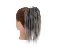 Pezzo per capelli chignon Clip for artiglio dritto sintetico Chignon Ciambella soffice con trecce Scrunchies Chignon disordinato Updo Posticci Estensioni Pezzi di capelli per le donne(11)