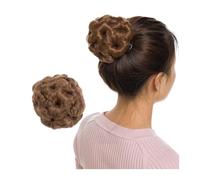 Pezzo per capelli chignon Clip for artiglio sintetico in chignon capelli finti chignon chignon parrucchino nero marrone biondo donna capelli ricci chignon chignon Pezzi di capelli per le donne(Light b