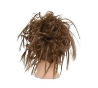 Pezzo per capelli chignon Parrucca da donna multicolore naturale soffice e squisita moda strumento for il trucco parrucca treccia coda di cavallo finta ad alta temperatura for la casa Pezzi di capelli