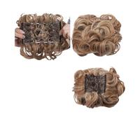 Pezzo per capelli chignon Pettine sintetico grande con clip nell'estensione dei capelli ricci Chignon Pezzi di capelli Donna Updo Cover Parrucchino Estensione Chignon Pezzi di capelli per le donne(27H