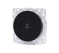 Pezzo per interruttore campanello tedesco in elegante colore nero. Ideale per modernizzare la tua casa, garantendo stile e funzionalità in ogni campanello, qualsiasi ambiente.