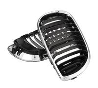 Pezzo Ricambio Griglia Auto Compatibile Con BMW Per E46 320i 325Xi 330Xi 2002 2003 2004 2005 Berlina 4 Porte Griglia Anteriore Centrale A Rene Di Aspirazione Dell'aria Radiatore(Black)
