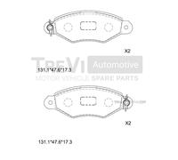 PF1039 Kit pastiglie freno, Freno a disco Trevi Automotive