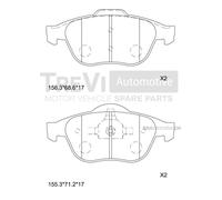 PF1107 Kit pastiglie freno, Freno a disco Trevi Automotive