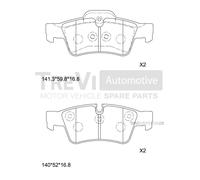 PF1276 Kit pastiglie freno, Freno a disco Trevi Automotive