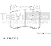 PF1308 Kit pastiglie freno, Freno a disco Trevi Automotive