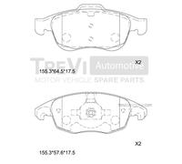PF1331 Kit pastiglie freno, Freno a disco Trevi Automotive