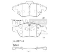 PF1410 Kit pastiglie freno, Freno a disco Trevi Automotive