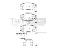 PF1418 Kit pastiglie freno, Freno a disco Trevi Automotive