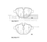 PF1467 Kit pastiglie freno, Freno a disco Trevi Automotive