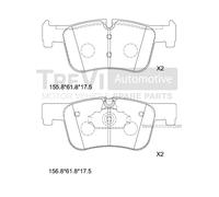 PF1498 Kit pastiglie freno, Freno a disco Trevi Automotive