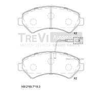 PF1650 Kit pastiglie freno, Freno a disco Trevi Automotive