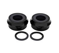 PF30R Movimento Centrale Bici Componenti per Biciclette Leggeri Impermeabili Antipolvere con Rondella Cuscinetto Integrato Rotazione Liscia per Bici da Strada Mountain Bike Lega (Nera)