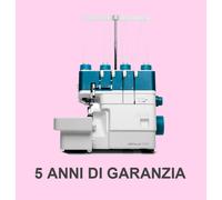 PFAFF ADMIRE AIR 5000 - TAGLIACUCI CON INFILATURA AD ARIA, PROFESSIONALE, SARTA
