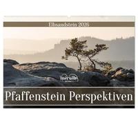 Pfaffenstein Perspektiven - Elbsandstein (Wandkalender 2026 DIN A2 quer), CALVENDO Monatskalender: Der Pfaffenstein von nah und fern.