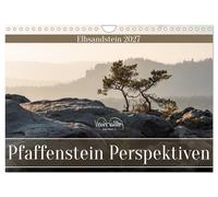 Pfaffenstein Perspektiven - Elbsandstein (Wandkalender 2027 DIN A4 quer), CALVEN