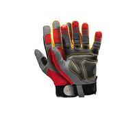 Pfanner StretchFlex KeproTechnic - Guanti da Lavoro, Colore: Grigio/Rosso, Unisex, Grigio/Rosso, 10 / X L
