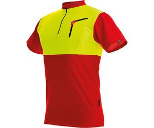 PFANNER T-shirt a maniche corte con zip al collo
