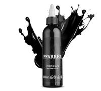 PFARRER Tattoo Farbe Black 4oz(120ml) Skin-Friendly USA Standard Tattoo Farbe Schwarz Ghost Black TI7003-120-001