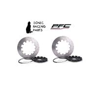 PFC BRAKES 350.068.63/64 DISCHI FRENO ANTERIORI PER PORSCHE 911 996 GT3 - 1997 2