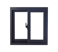 PFCDZDU Sostituzione Finestra, Spingi-Tira Telaio A Ghigliottina Schermo Pannello, Scorrevole Isolamento Acustico Chiaro Aprire Feritoia Persiane per Cucina Bagno caffè(Nero,40x70CM)