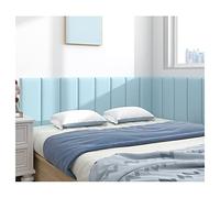 PFCDZDU Testiera da Attaccare E Staccare, 3D Anticollisione Pannello A Parete Imbottito, Autoadesivo Spugna Adesivo Murale per Casa Camera da Letto, Facile da Montare Colore : Blu, Taglia : 200x50c