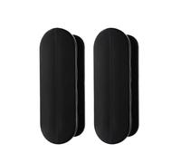 PFCFPNMTGV 1 pz. Maniglie for porte autoadesive, pomelli in plastica/metallo, ausiliari multiuso for armadio, finestra, frigorifero, ferramenta Maniglia per porta dell'armadio(Black2)