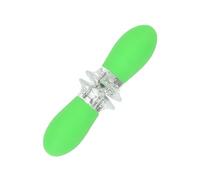 PFCFPNMTGV Porta pannocchie in acciaio inossidabile, design for forchette da barbecue, spiedini for, feste di cucina, campeggio, utensili ad incastro Accessori per barbecue(Groen)