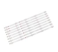 PFCFPNMTGV Strisce di retroilluminazione a LED da 8 pezzi/set compatibili for Philips 43PFT4001/60 43PFT6100S/67 43PHT4001/60 4708-K420WD-A3213k01 Striscia luminosa TV