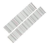 PFCFPNMTGV Striscia LED 12/24 pezzi GJ-2K16-490-D611-P2-R GJ-2K16-490-D611-P2-L SVJ500A37_REV05 compatibile con Philips 49" 49PFS5301/12 49PFS4132 49PFS4131 Striscia luminosa TV(1TV(12PCS))