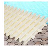 PFDHK Griglia di Drenaggio for Piscine, Griglia di Drenaggio for Canale, Griglia di Drenaggio A Strisce Giuntabili, for Terrazze, Cortili E Vialetti(10PCS/15cm)