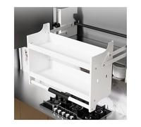 PFDHK Mensola Estraibile For Mobile Da Cucina, Organizer Scorrevole A 2 Livelli, Struttura In Metallo Resistente, Capacità Di Carico Di 30 Kg For Spezie E Utensili.(700mm cabinet)