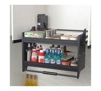 PFDHK Organizer For Pensili A Muro, Cassetti Estraibili, Cestello Portaoggetti For Dispensa, Salvaspazio, Capacità Di 30 Kg, For Piano Cucina E Bar(900mm cabinet)