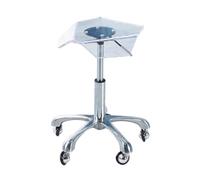 PFDHK Sgabello Ergonomico Da Ufficio Con Altezza Idraulica, Comoda Sedia A Rotelle, Regolabile Da 39 A 54 Cm, For Centri Estetici, Casa E Ufficio, Portata 440 Libbre(White)