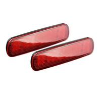 Pfdwmdoi Riflettori Paraurti Posteriore Per Toyota Per Land Per Cruiser 2 Pezzi/set LED Paraurti Posteriore Fanale Freno Stop Luce DRL Fendinebbia Riflettore(2Piece RED LENS)