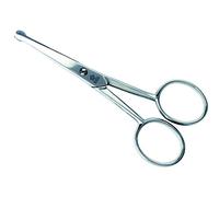 Pfeilring - Forbici da uomo, 10 cm, con microdentatura, finitura nichelata