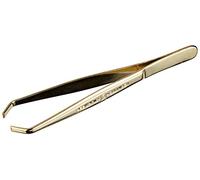 Pfeilring pinzette per le sopracciglia, 9 cm, placcate oro