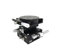 Pfeilzieher Micrometro lineare a 4 Assi 40-125 mm LT LTP con Piattaforma di rifinitura Manuale per Spostamento Minimo/Mini, Doppia rotaia (LTP90-LM)