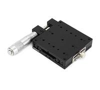 Pfeilzieher SEMX80 - Il Passo lineare, ASSE X 80x80mm, tavola lineare di precisione Manuale, tavola di traslazione di precisione, Pista Macro, ASSE X, rulli Incrociati